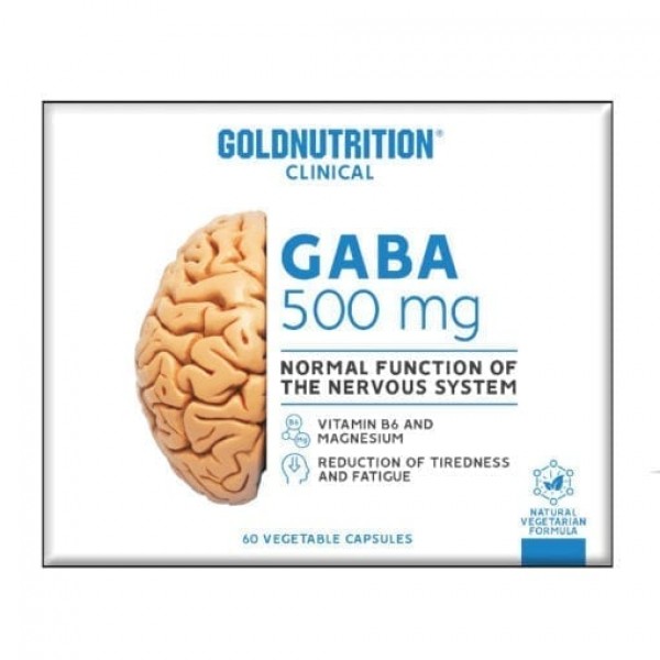 GABA 500MG + B6 60 CAPSULAS
